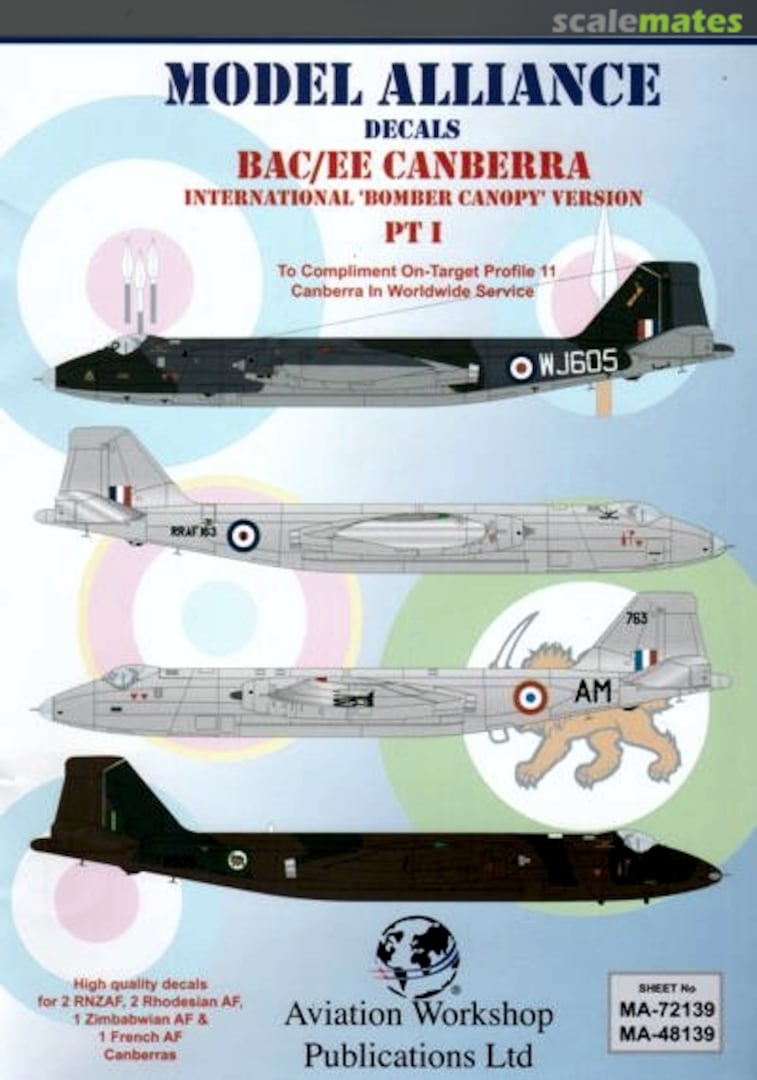 Boxart BAC/EE Canberra MA-72139 Model Alliance Boxart BAC/EE Canberra MA-72139 Model Alliance