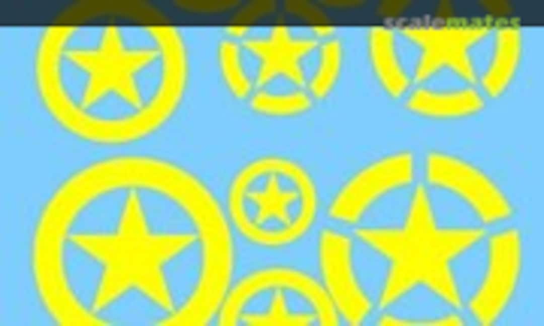 1:35 US stars in circles (yellow) (Archer AR35048Y) AR35048Y