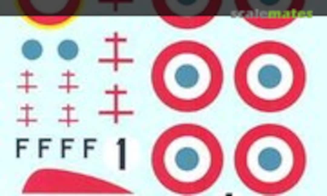 1:48 Dewoitine D.520 - World War Two (Berna Decals BD 48-04) BD 48-04