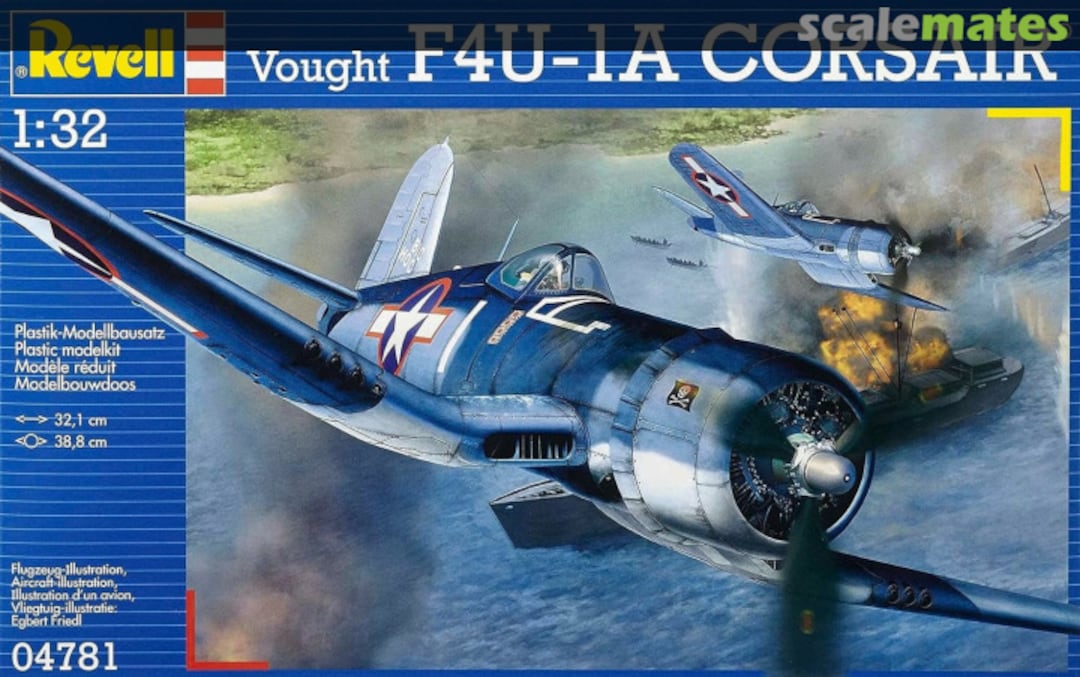 Boxart Vought F4U-1A Corsair 04781 Revell