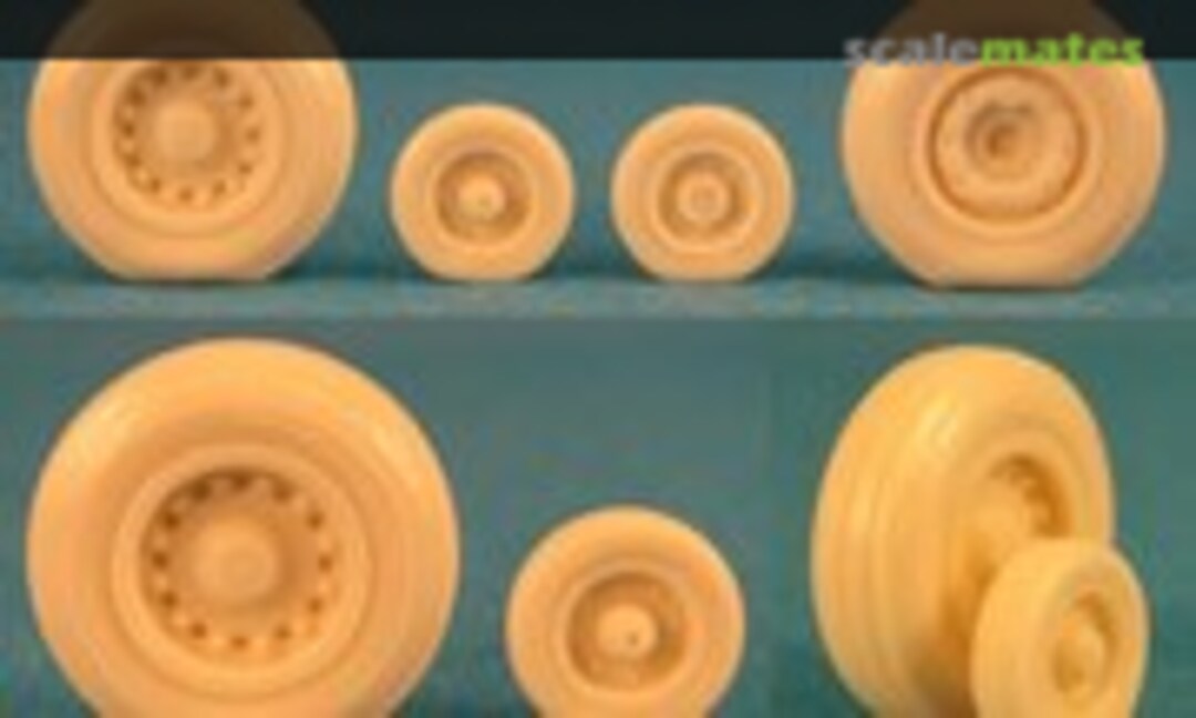 1:48 Grumman A-6 / EA-6B Intruder / Prowler: Early Weighted Wheels (Royale Resin R012) R012