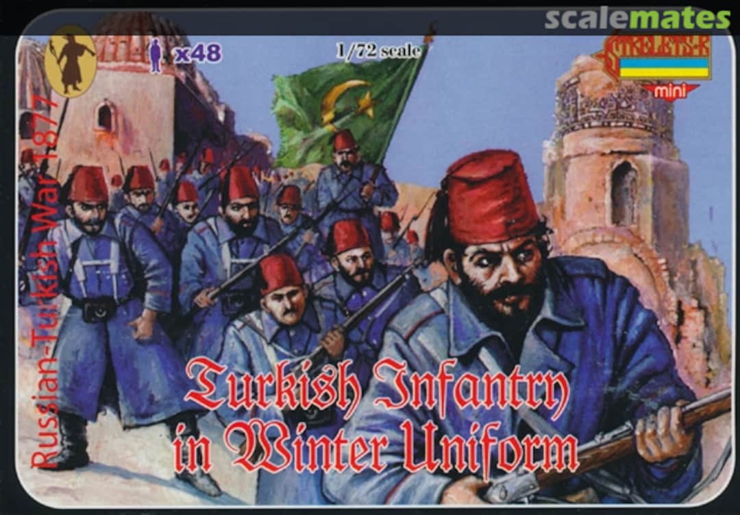 Boxart Turkish Infantry (winter uniform) M066 Strelets-R Boxart Turkish Infantry (winter uniform) M066 Strelets-R