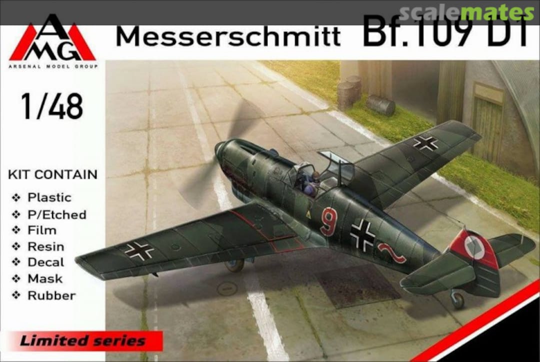 Boxart Messerschmitt Bf.109 D1 48719 AMG Boxart Messerschmitt Bf.109 D1 48719 AMG