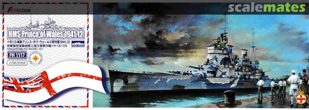 Boxart HMS Prince of Wales Battleship FH1117 FlyHawk Model