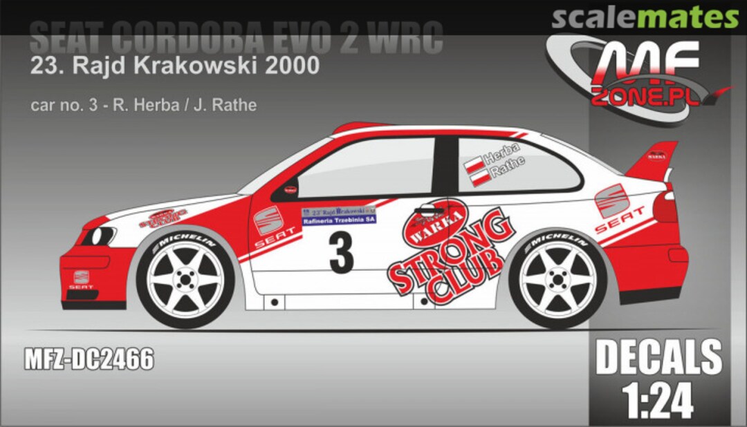 Boxart Seat Cordoba EVO 2 WRC "Strong Club" DC2466 MF-Zone Boxart Seat Cordoba EVO 2 WRC "Strong Club" DC2466 MF-Zone