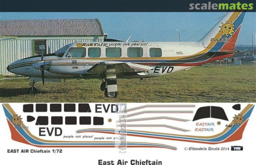 Boxart Chieftain - East Air OMD0549 Oldmodels Decals Boxart Chieftain - East Air OMD0549 Oldmodels Decals
