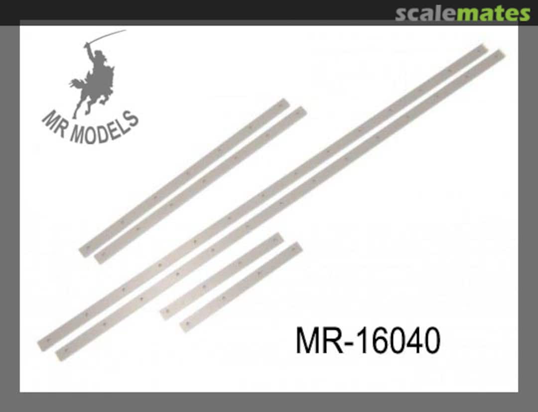Boxart Halteschienen für Sandschilde M4 Sherman MR-16040 MR Modellbau Boxart Halteschienen für Sandschilde M4 Sherman MR-16040 MR Modellbau