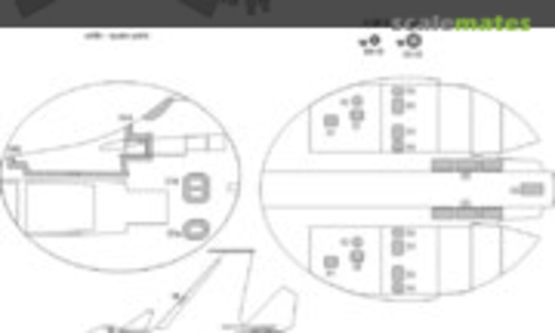 1:48 Su-30SM ADVANCED kabuki masks (New Ware NWAM0816) NWAM0816