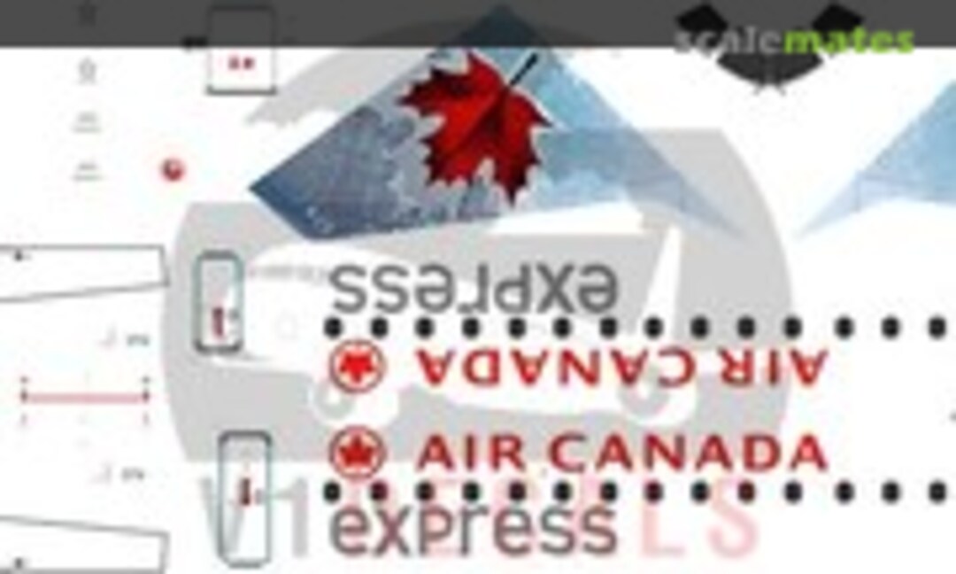 1:144 Air Canada Express Embraer E175 (V1 Decals V1D0319-144) V1D0319-144