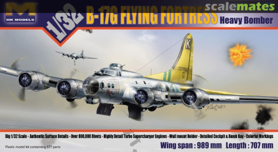 Boxart B-17G Flying Fortress 01E04 HK Models Boxart B-17G Flying Fortress 01E04 HK Models