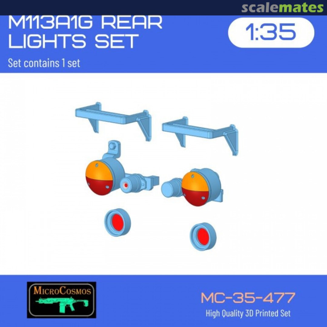 Boxart M113A1G Rear Lights Set MC-35-477 3D MicroCosmos Boxart M113A1G Rear Lights Set MC-35-477 3D MicroCosmos