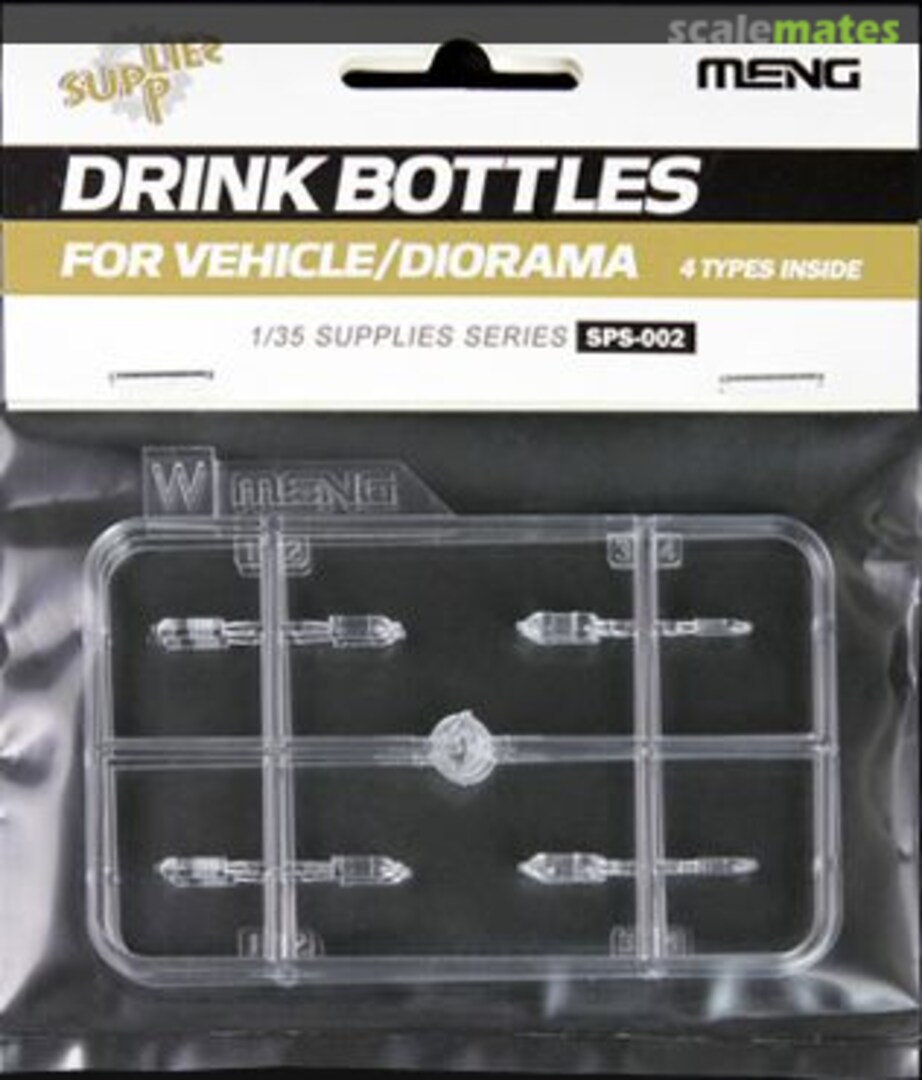 Boxart Drink Bottles SPS-002 Meng Model Boxart Drink Bottles SPS-002 Meng Model