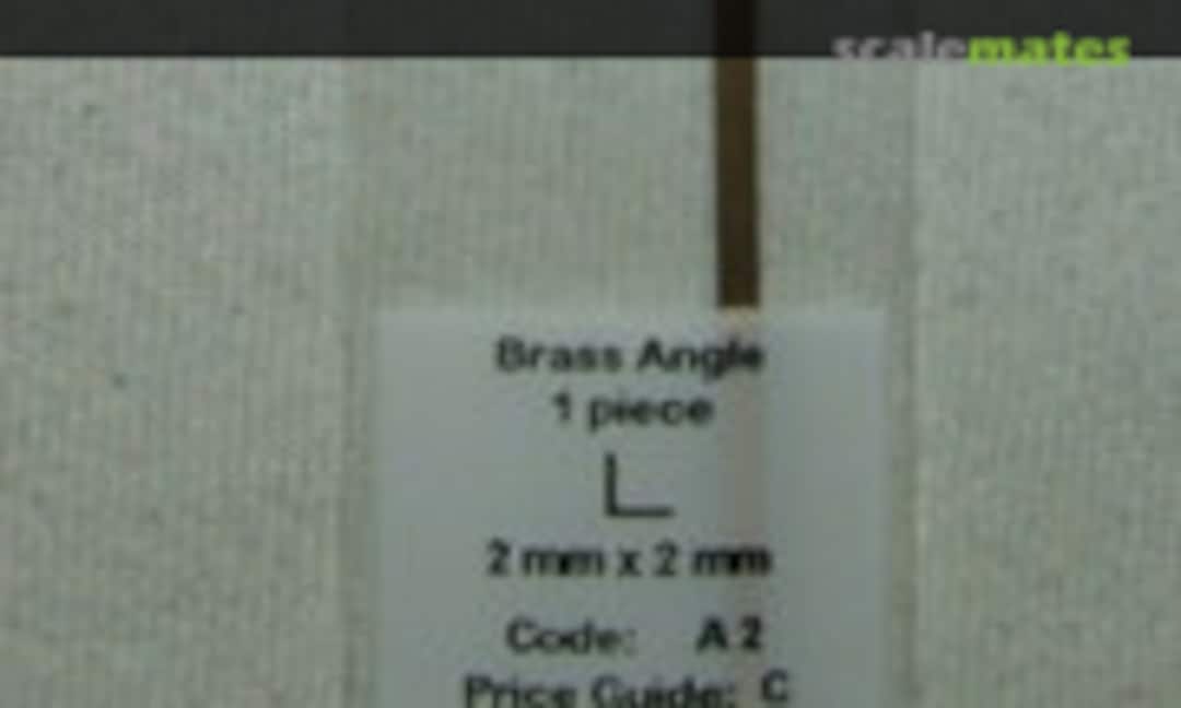 No Brass Angle / 2mm x 2mm (Albion Alloys A2) A2