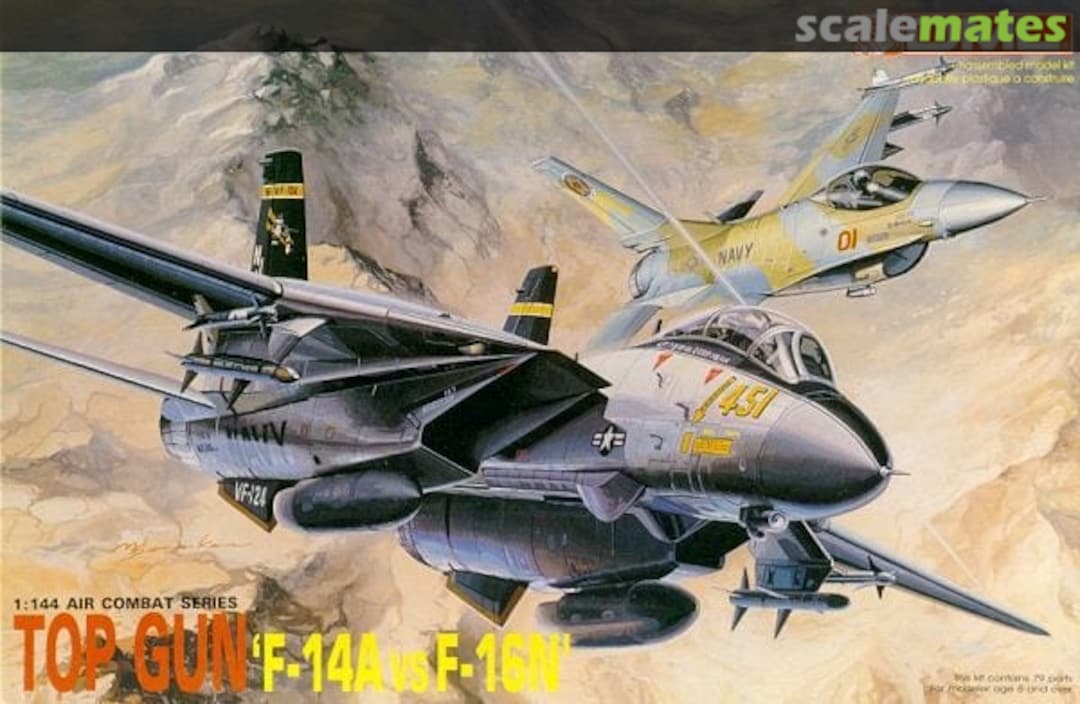 Boxart Top Gun 'F-16N vs F-14A' 4007 DML Boxart Top Gun 'F-16N vs F-14A' 4007 DML