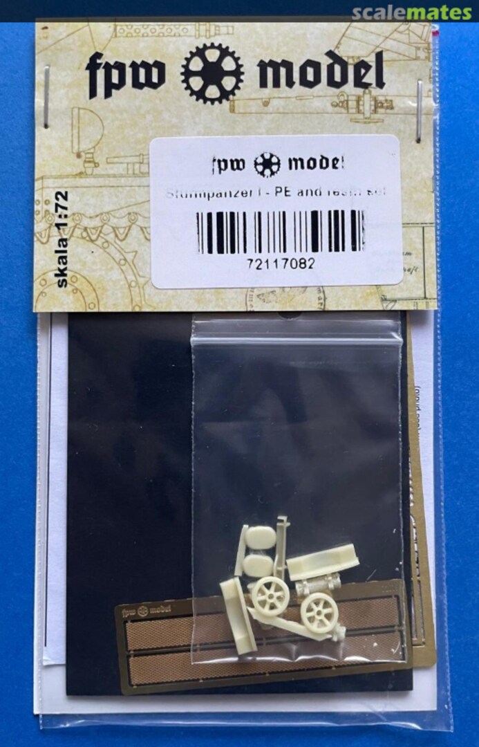 Boxart Sturmpanzer I 15 cm sIG 33 (Sf) auf Pz.Kpfw. I Ausf. B - conversion set 72117 FPW Model Boxart Sturmpanzer I 15 cm sIG 33 (Sf) auf Pz.Kpfw. I Ausf. B - conversion set 72117 FPW Model