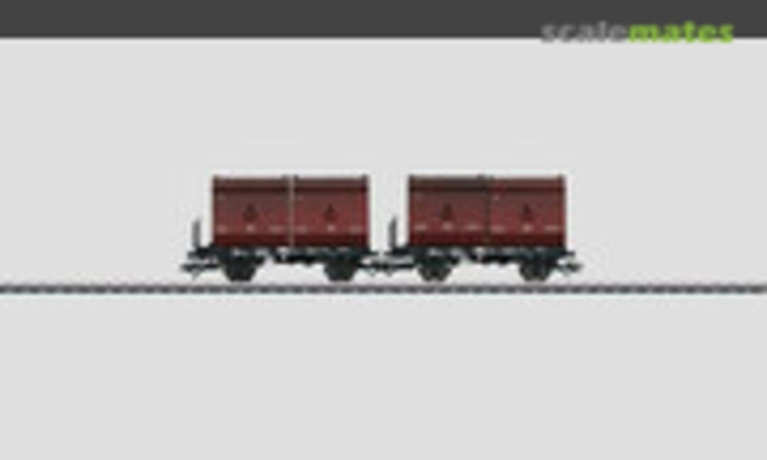 DB Container 2-car set with real coal load (L) (Märklin 48274)