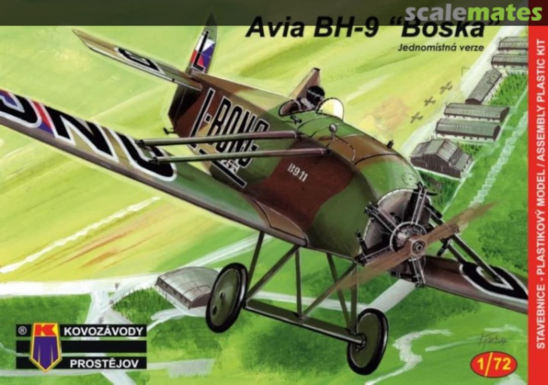 Boxart Avia BH-9 "Boska" Single seater KPM0077 Kovozávody Prostějov Boxart Avia BH-9 "Boska" Single seater KPM0077 Kovozávody Prostějov