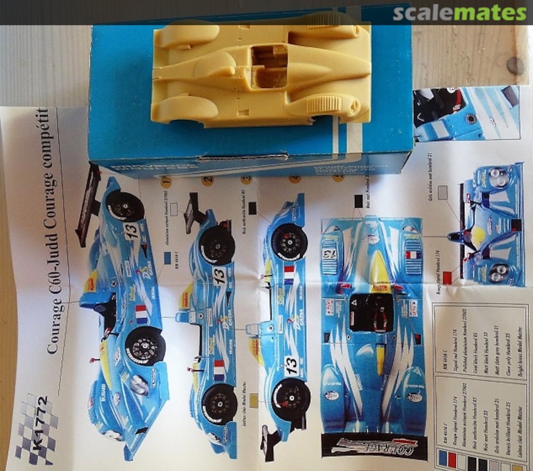 Boxart Courage-Judd C60 JX #N°5 "Collnet" K1772 Provence Moulage