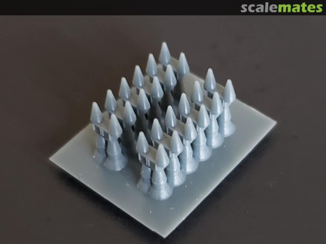 Boxart Phasor 90 (AN/SRA-33) Paired-cone Antennas 530-Phasor 90 Model Monkey