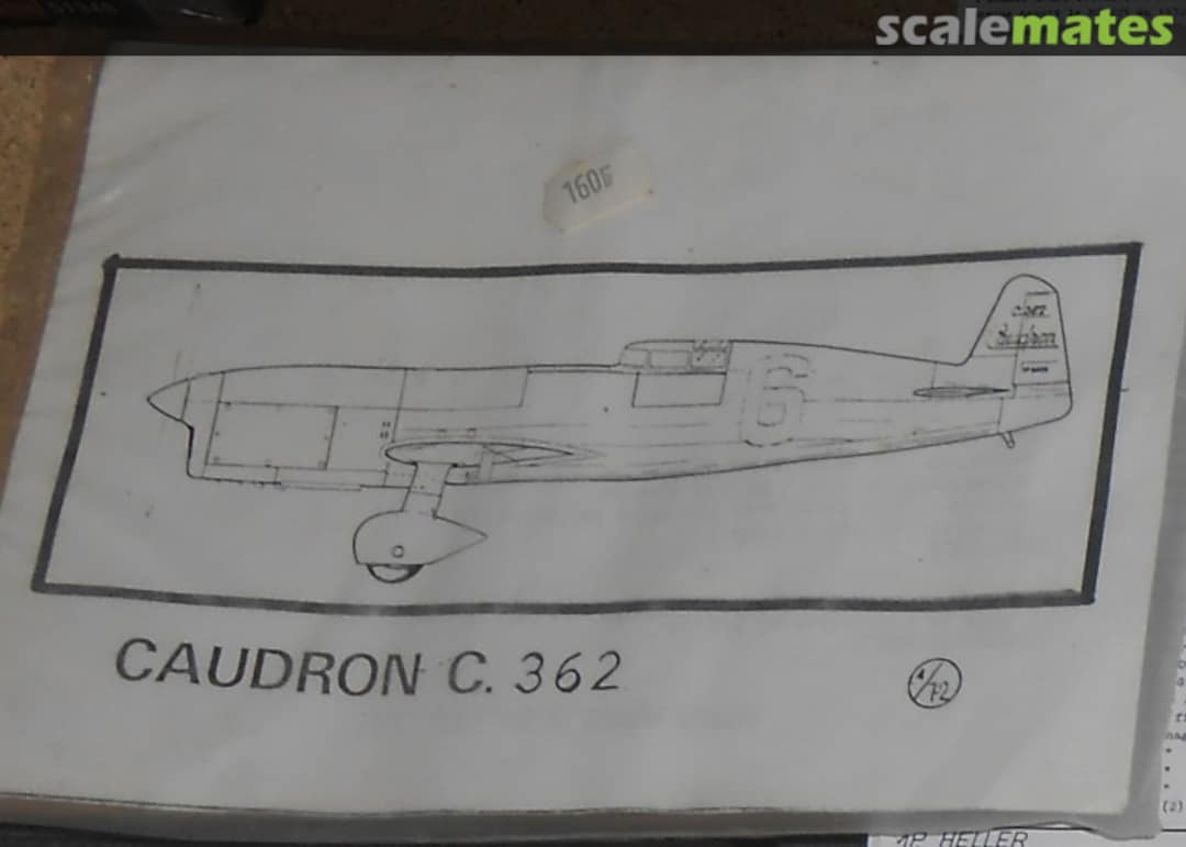Boxart Caudron C.362 DA7212 Dujin Boxart Caudron C.362 DA7212 Dujin