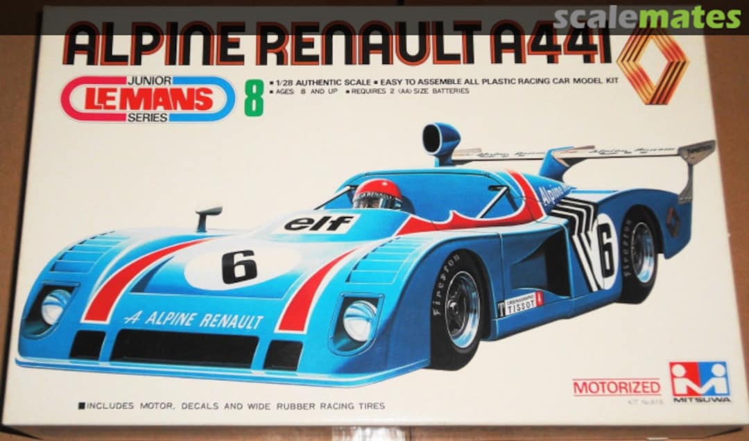 Boxart Alpine Renault A441 618 Mitsuwa Model Boxart Alpine Renault A441 618 Mitsuwa Model