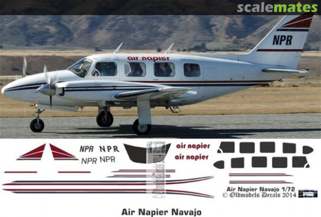 Boxart Navajo - Air Napier OMD0553 Oldmodels Decals Boxart Navajo - Air Napier OMD0553 Oldmodels Decals