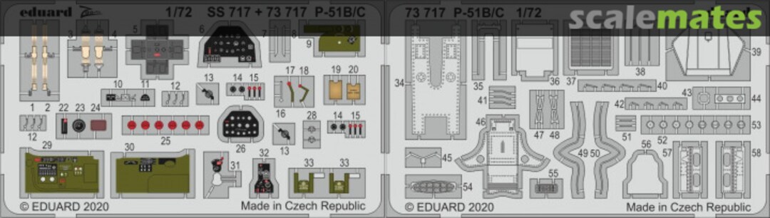 Boxart P-51B/C HASEGAWA / HOBBY 2000 73717 Eduard Boxart P-51B/C HASEGAWA / HOBBY 2000 73717 Eduard