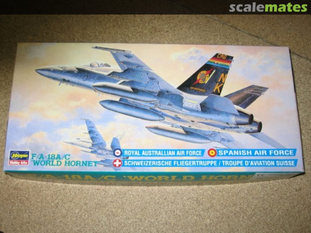 Boxart F/A-18A/C `World Hornet´ 02880 Hasegawa Boxart F/A-18A/C `World Hornet´ 02880 Hasegawa