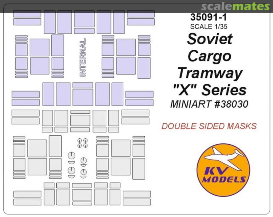 Boxart Soviet Cargo Tramway "X" Series 35091-1 KV Models Boxart Soviet Cargo Tramway "X" Series 35091-1 KV Models