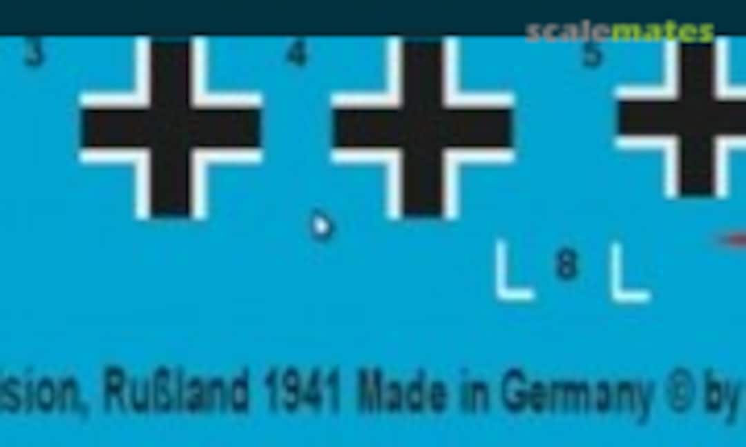 1:16 Panzer 38(t) der 8. Panzerdivision, Russland 1941 (Peddinghaus-Decals EP 2902) EP 2902