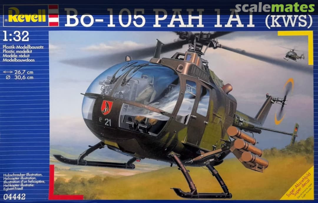 Boxart Bo-105 PAH 1A1 (KWS) 04442 Revell Boxart Bo-105 PAH 1A1 (KWS) 04442 Revell