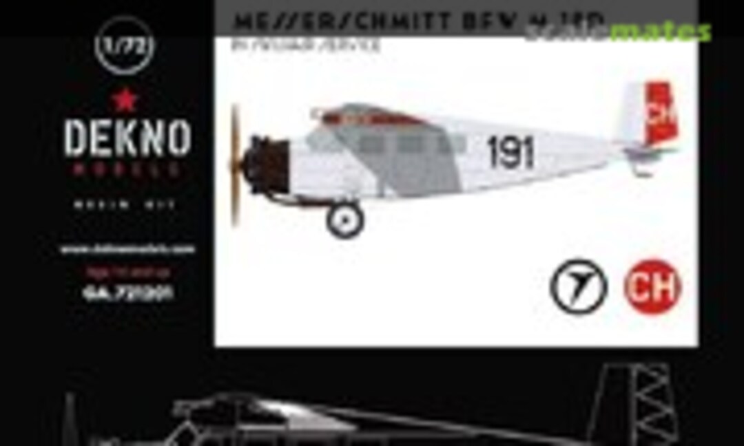 1:72 Messerschmitt BFW M.18D (Dekno Models GA.721201) GA.721201