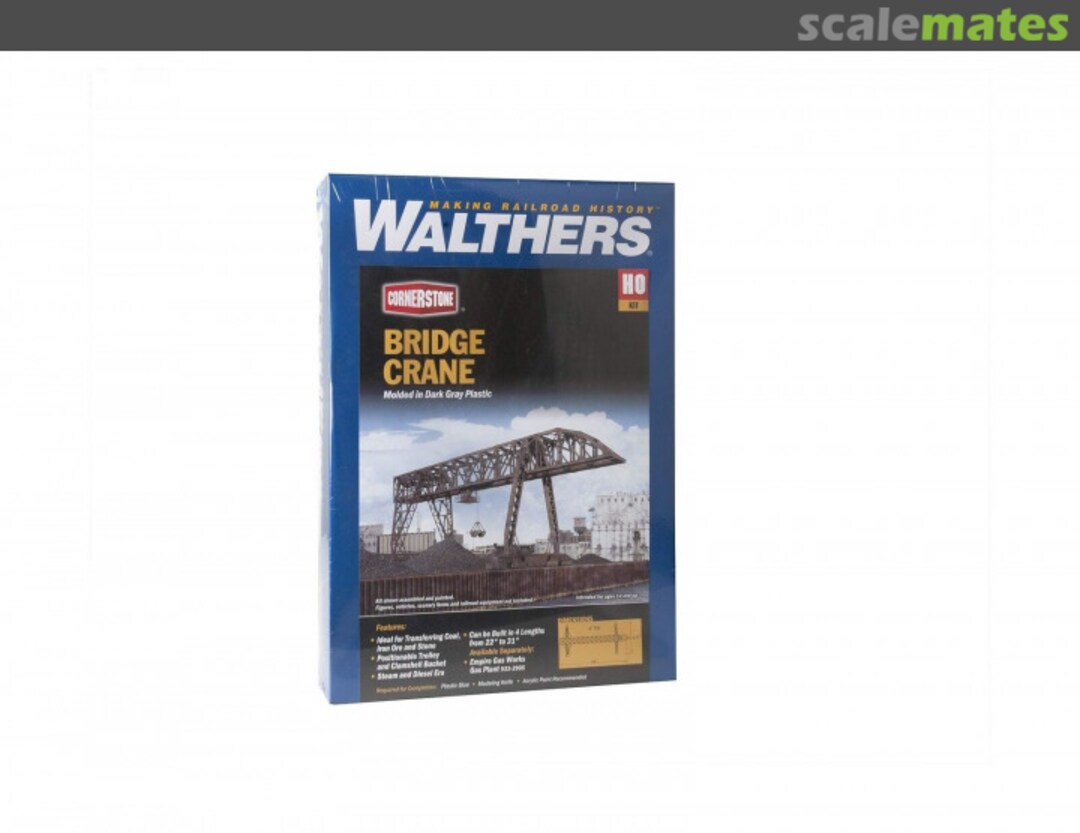 Boxart Bridge Crane 933-2906 Walthers Boxart Bridge Crane 933-2906 Walthers