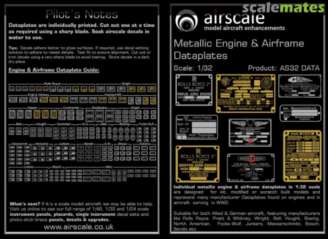 Boxart Metallic Placards AS32 DATA Airscale Boxart Metallic Placards AS32 DATA Airscale