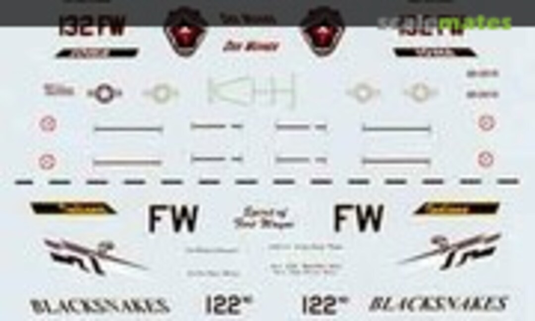 1:72 F-16C Falcons: 512th TFS Cdr., 132nd FW Cdr., 122nd FW Cdr (Microscale 72-873) 72-873