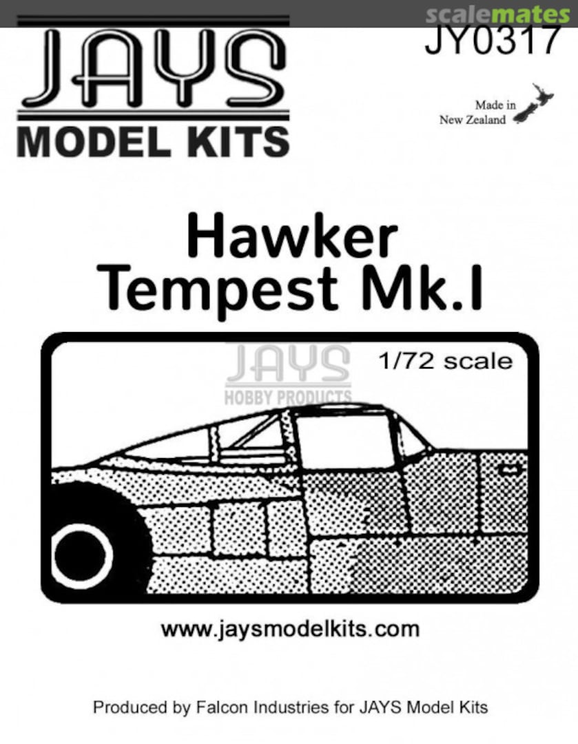 Boxart Hawker Tempest Mk.1 Canopy JY0317 JAYS Model Kits Boxart Hawker Tempest Mk.1 Canopy JY0317 JAYS Model Kits