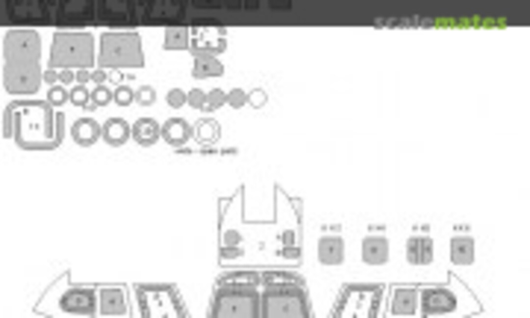 1:48 SIKORSKI H-19A Chickasaw BASIC kabuki masks (New Ware NWAM1264) NWAM1264