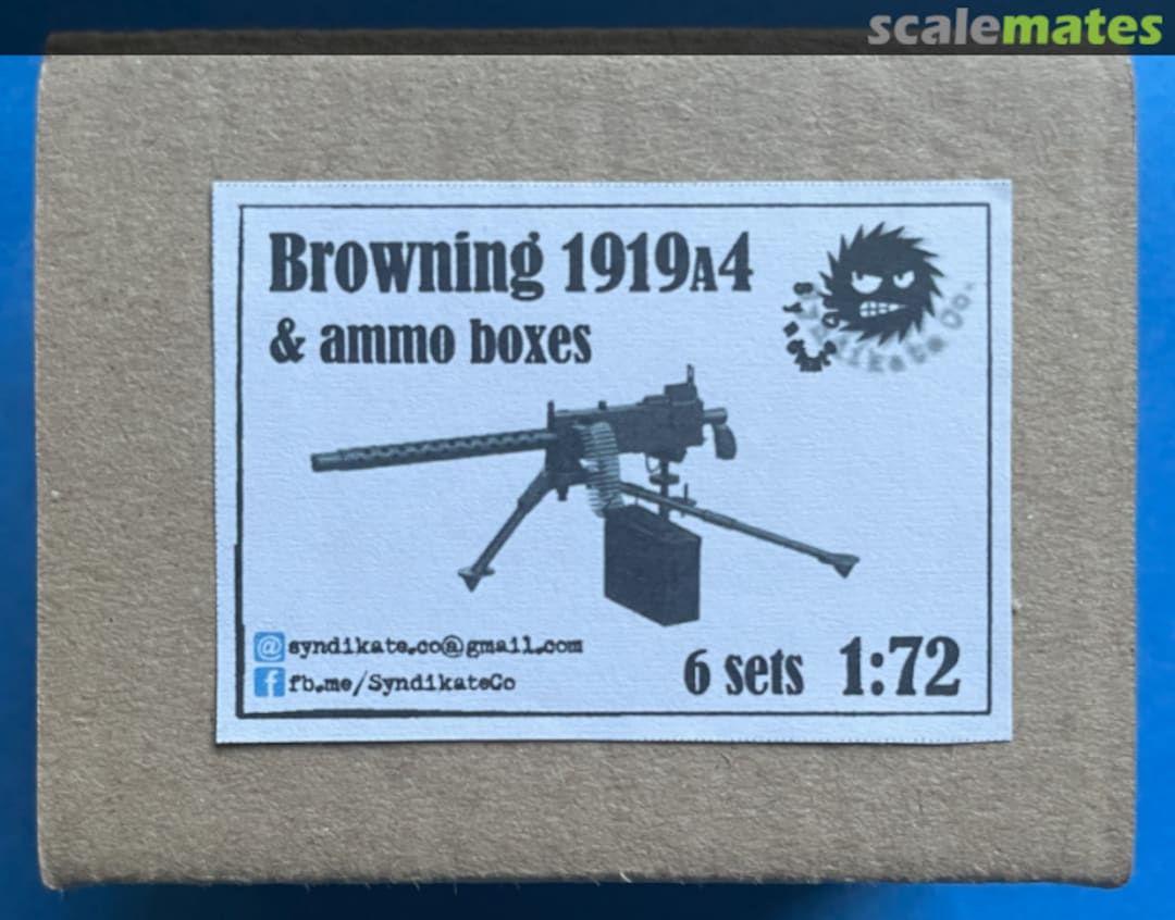 Boxart Browning M1919A4 & ammo boxes  Syndikate Co.