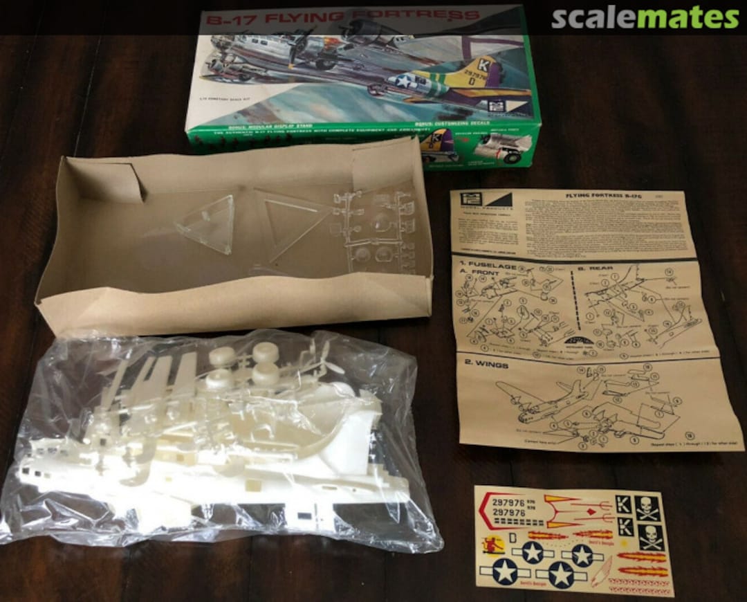 Contents B-17 Flying Fortress 1201-200 MPC Contents B-17 Flying Fortress 1201-200 MPC