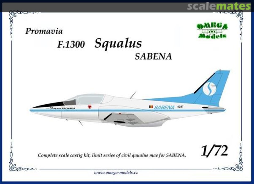 Boxart Promavia F.1300 Squalus 72656 Omega Models Boxart Promavia F.1300 Squalus 72656 Omega Models