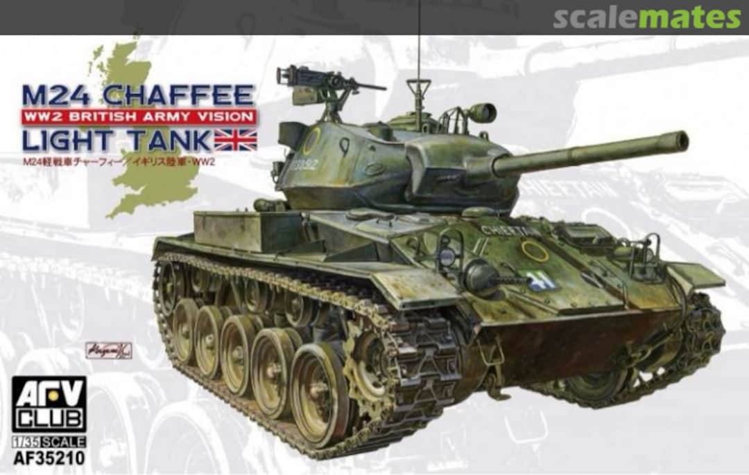 Boxart M24 Chaffee Light Tank AF35210 AFV Club Boxart M24 Chaffee Light Tank AF35210 AFV Club