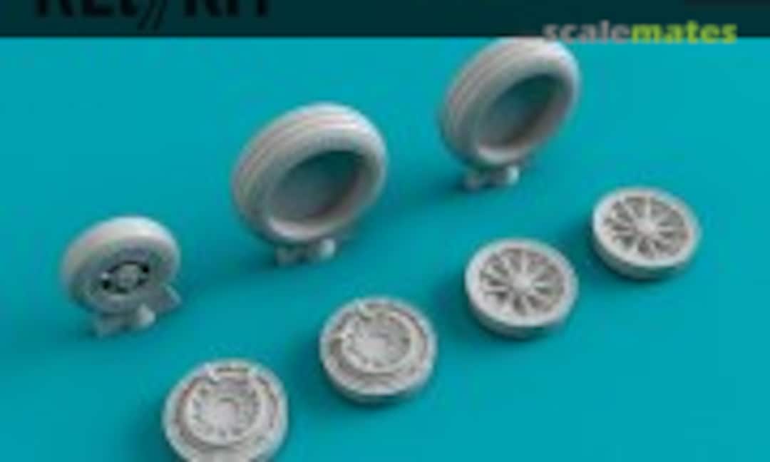 1:48 Lockheed F-104 F/G"Starfighter" wheels set (ResKit RS48-0010) RS48-0010