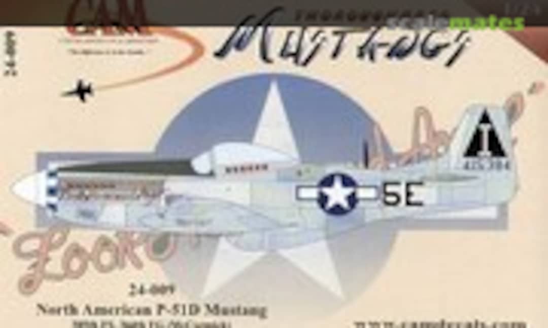 1:24 P-51D Mustang "Look Homeward Angel", 385th FS/364th FG (CAM 24009) 24009