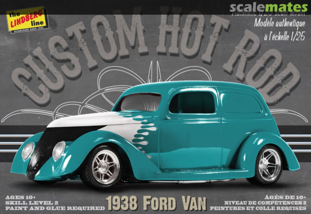 Boxart 1938 Custom Ford Van 114 Lindberg Boxart 1938 Custom Ford Van 114 Lindberg