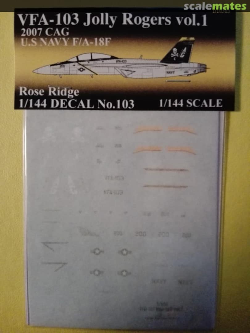 Boxart VFA-103 Jolly Rogers vol.1 103 Rose Ridge Art Shop Boxart VFA-103 Jolly Rogers vol.1 103 Rose Ridge Art Shop