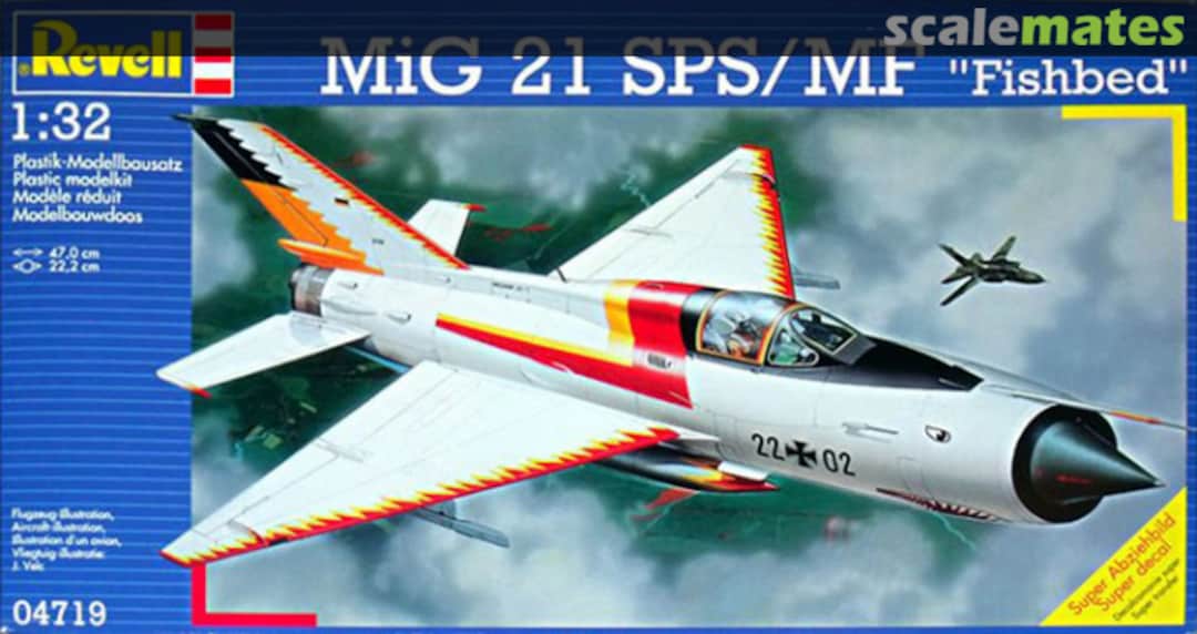 Boxart MiG 21 SPS/MF "Fishbed" 04719 Revell Boxart MiG 21 SPS/MF "Fishbed" 04719 Revell