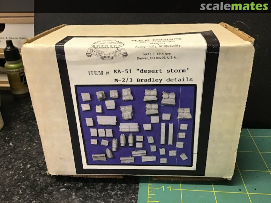 Boxart M-2/3 Bradley Details "Desert Storm" KA-51 A.E.F. Designs Boxart M-2/3 Bradley Details "Desert Storm" KA-51 A.E.F. Designs