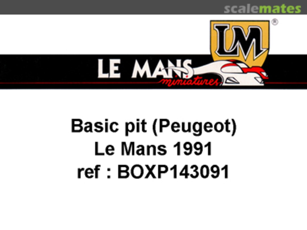 Boxart Basic pit BOXP143091 Le Mans Miniatures Boxart Basic pit BOXP143091 Le Mans Miniatures