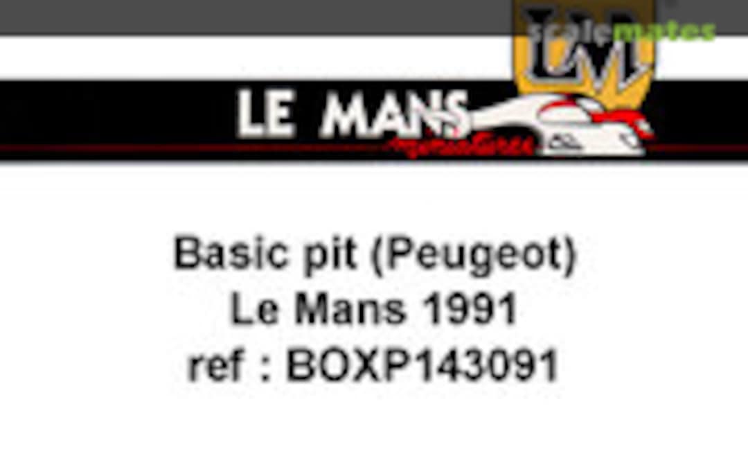 1:43 Basic pit (Le Mans Miniatures BOXP143091)