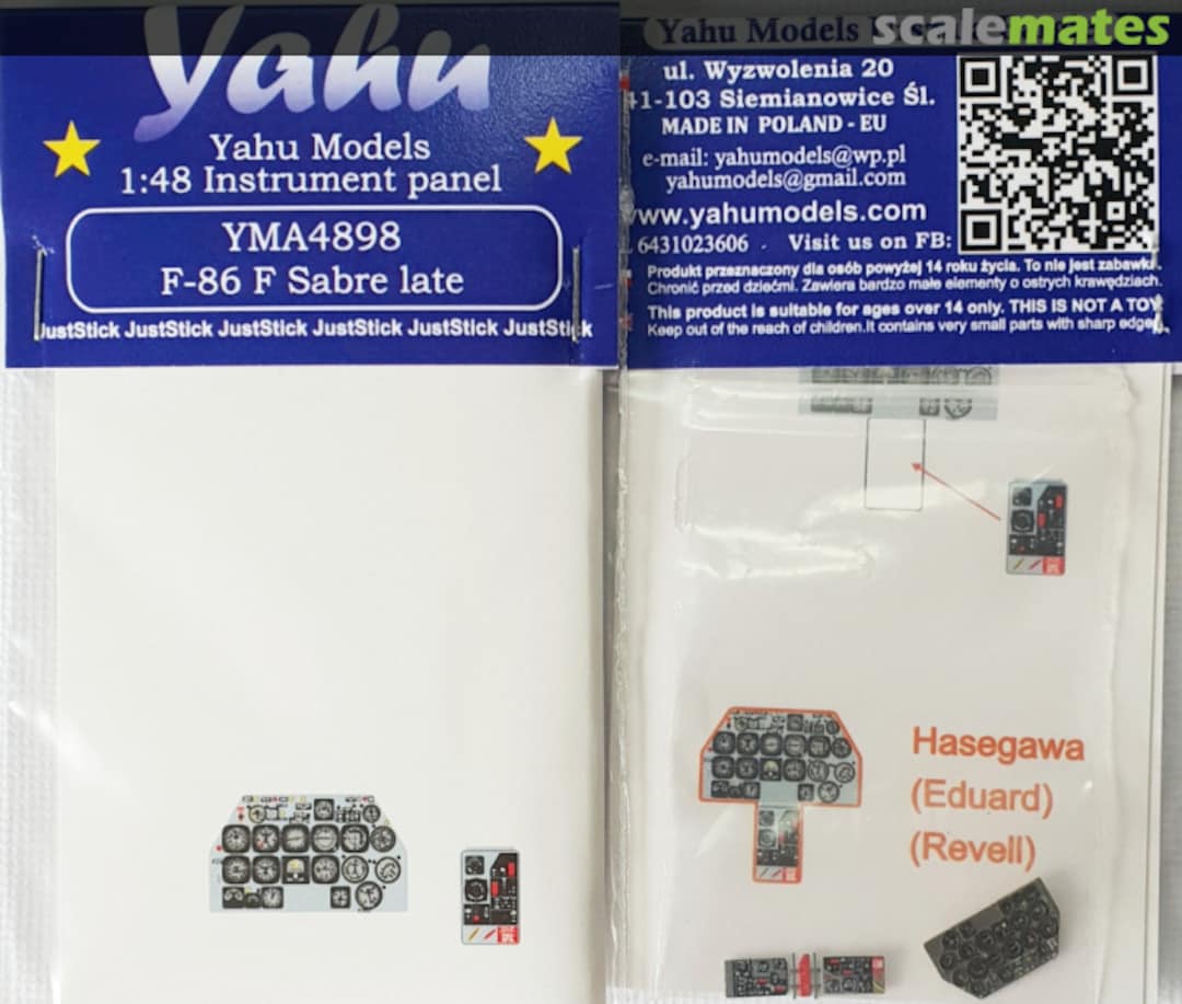 Boxart F-86 F Sabre Late YMA4898 Yahu Models Boxart F-86 F Sabre Late YMA4898 Yahu Models